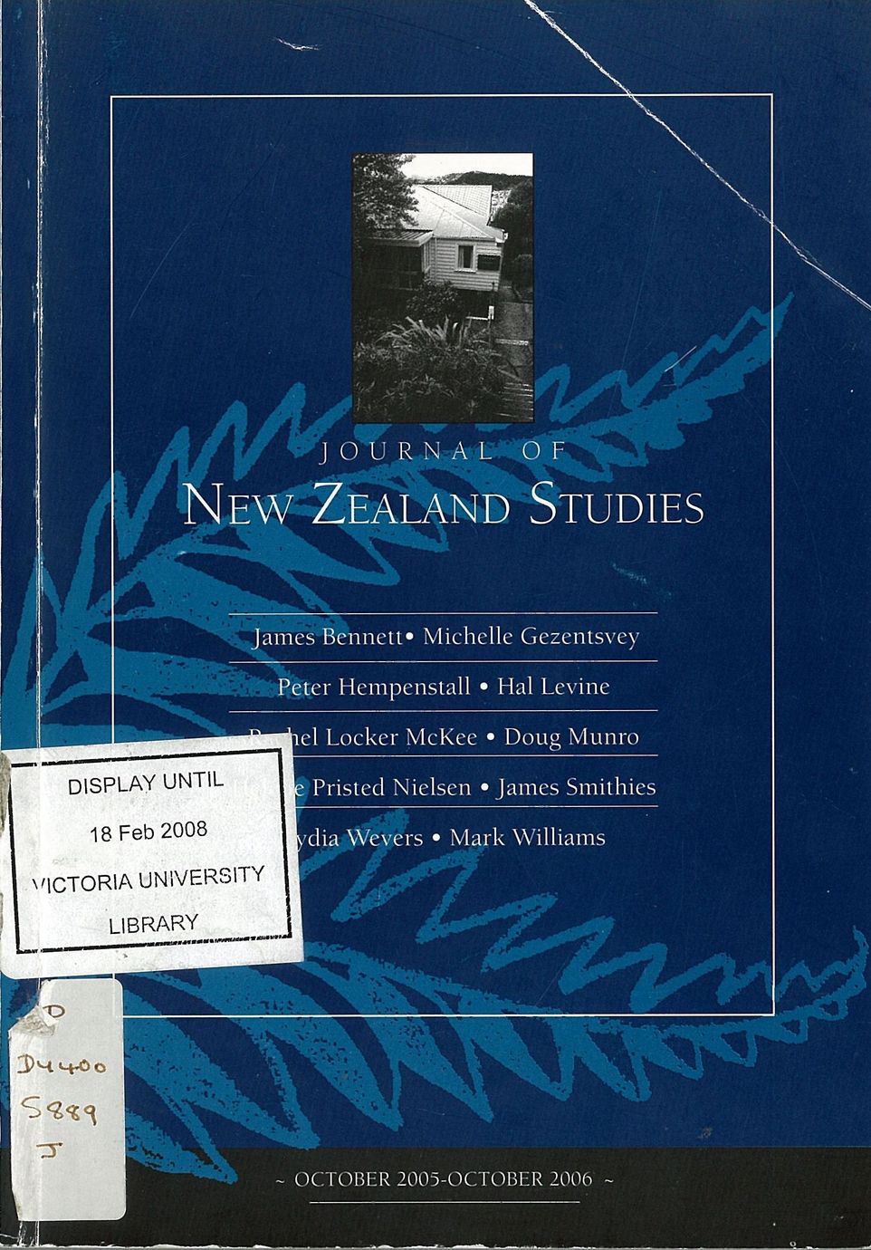 Journal of New Zealand Studies 2006 No. 4/5