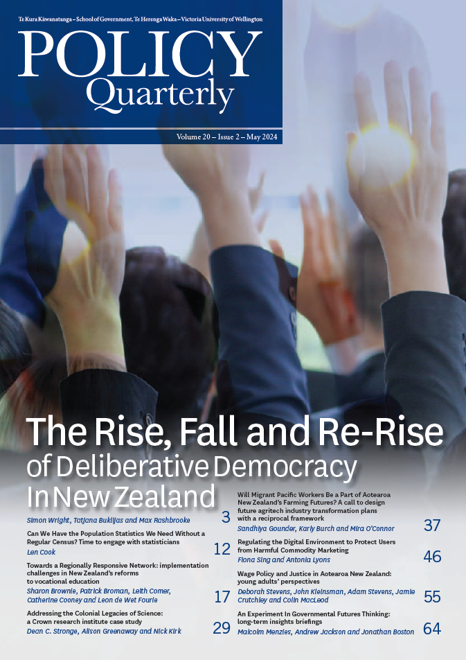 					View Vol. 20 No. 2 (2024): Policy Quarterly
				