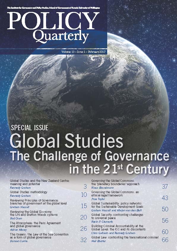 Policy Quarterly volume 13 issue 1 2017