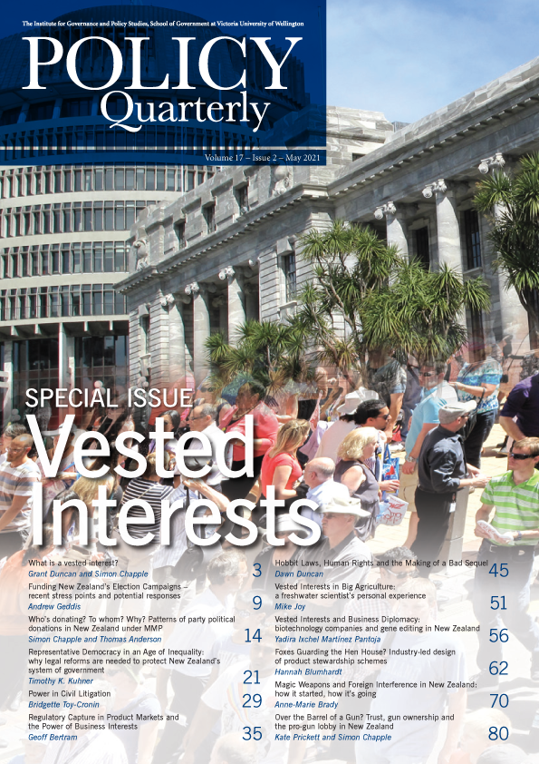 					View Vol. 17 No. 2 (2021): Special issue: Vested Interests
				