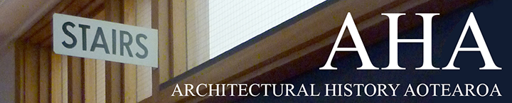 Architectural History Aotearoa title banner